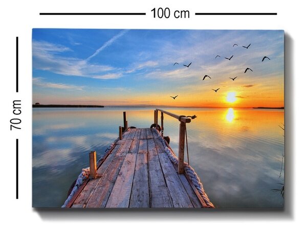 Πίνακας καμβά Πολύχρωμος 70x100 cm