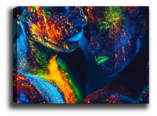 Πίνακας καμβά Πολύχρωμος 70x100 cm
