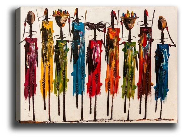 Πίνακας καμβά Πολύχρωμος 70x100 cm