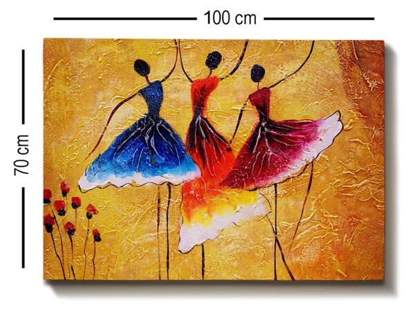 Πίνακας καμβά Πολύχρωμος 70x100 cm