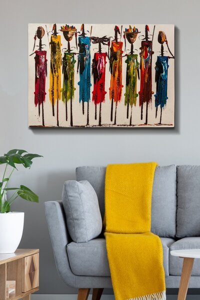 Πίνακας καμβά Πολύχρωμος 70x100 cm