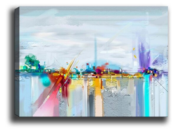 Πίνακας καμβά Πολύχρωμος 70x100 cm