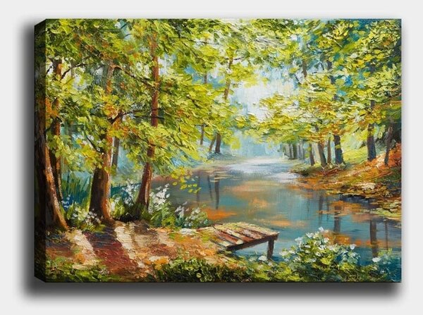 Πίνακας 1193655400 Πολύχρωμο 50x70x3 cm