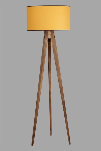 Φωτιστικό Δαπέδου Tripod Καφέ 24x45x153 cm