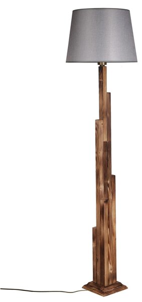 Φωτιστικό Δαπέδου Kule Καφέ 21x21x165 cm