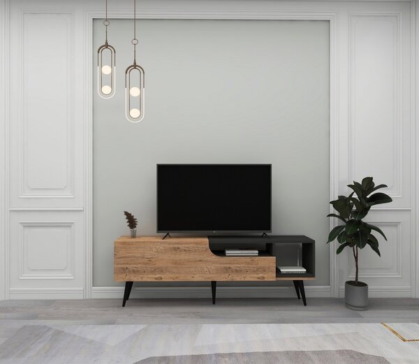 Έπιπλο TV Alba Πράσινο 150x29.6x49.6 cm