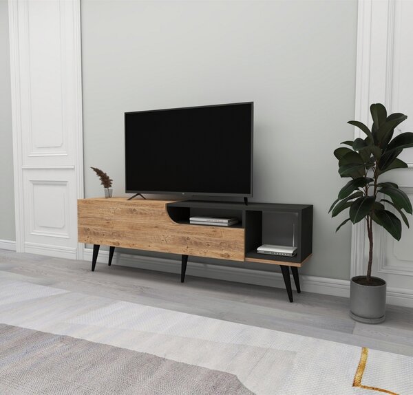 Έπιπλο TV Alba Πράσινο 150x29.6x49.6 cm