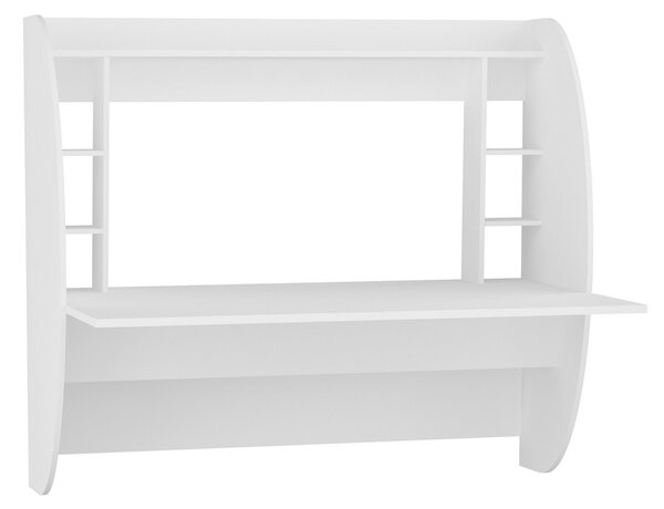 Γραφείο Buglem Λευκό 123.6x120x55 cm