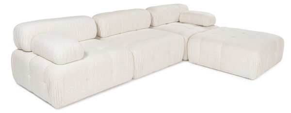 Γωνιακός Καναπές Doblo Κρεμ 315x210x80 cm