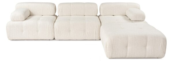 Γωνιακός Καναπές Doblo Κρεμ 315x210x80 cm