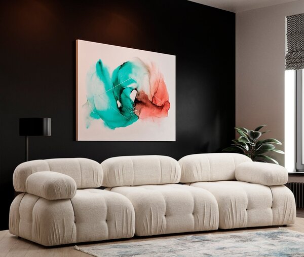 Αρθρωτός καναπές Bubble Κρεμ 95x95x45 cm