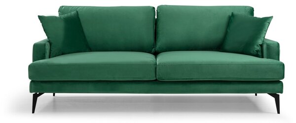 3θέσιος καναπές Papira Πράσινο 205x90x88 cm
