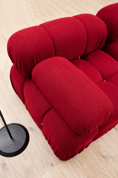 Modular Γωνιακός Καναπές Bubble Κόκκινο 288x190x75 cm