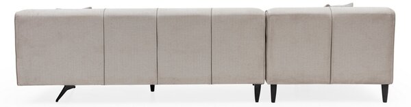 Modular Γωνιακός Καναπές Jivago Μπεζ 198x308x78 cm