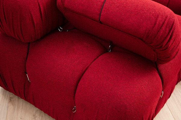 Modular Γωνιακός Καναπές Bubble Κόκκινο 288x190x75 cm