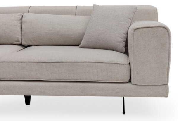 Modular Γωνιακός Καναπές Jivago Μπεζ 198x308x78 cm