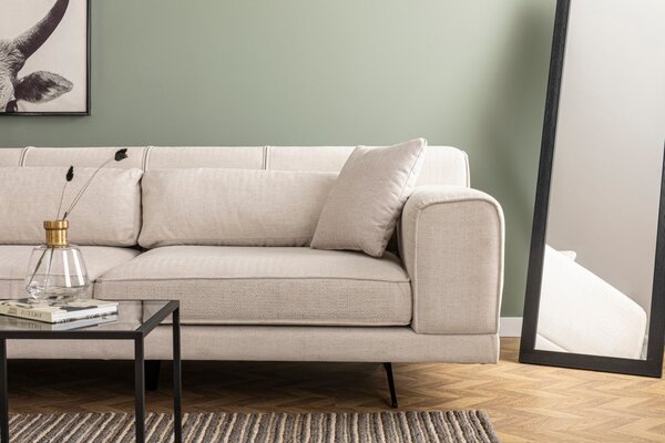 Modular Γωνιακός Καναπές Jivago Μπεζ 198x308x78 cm