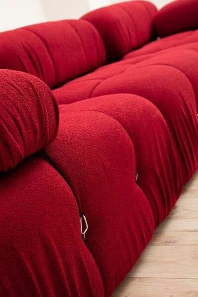Modular Γωνιακός Καναπές Bubble Κόκκινο 288x190x75 cm