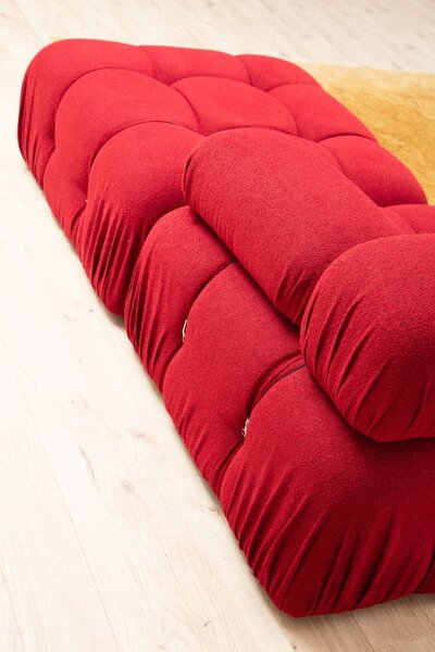 Modular Γωνιακός Καναπές Bubble Κόκκινο 288x190x75 cm