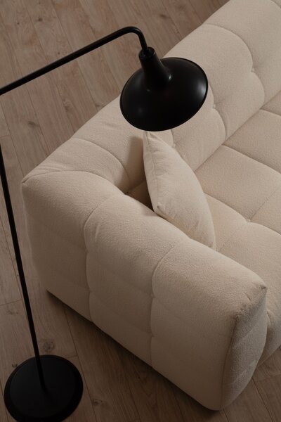 Δεξιός Modular Γωνιακός Καναπές Cady Μπεζ 300x150x72 cm
