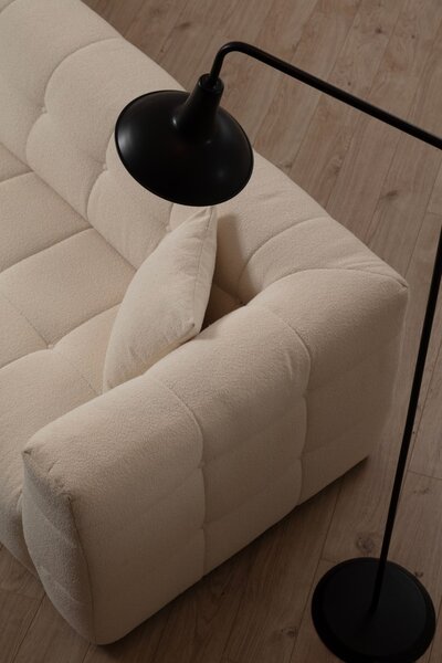 Αριστερός Modular Γωνιακός Καναπές Cady Μπεζ 300x150x72 cm