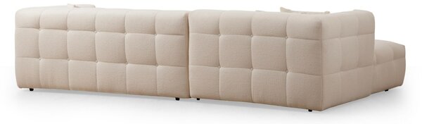 Αριστερός Modular Γωνιακός Καναπές Cady Μπεζ 300x150x72 cm