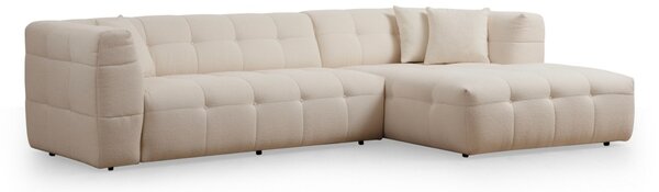 Δεξιός Modular Γωνιακός Καναπές Cady Μπεζ 300x150x72 cm