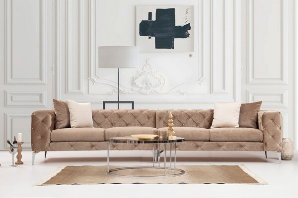 4θέσιος καναπές Como Κρεμ 344x90x72 cm