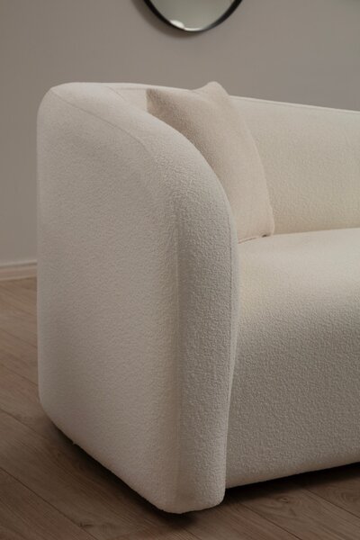2θέσιος καναπές Asos Κρεμ 170x76x75 cm