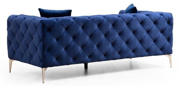 2θέσιος καναπές Como Navy Μπλε 197x70x90 cm