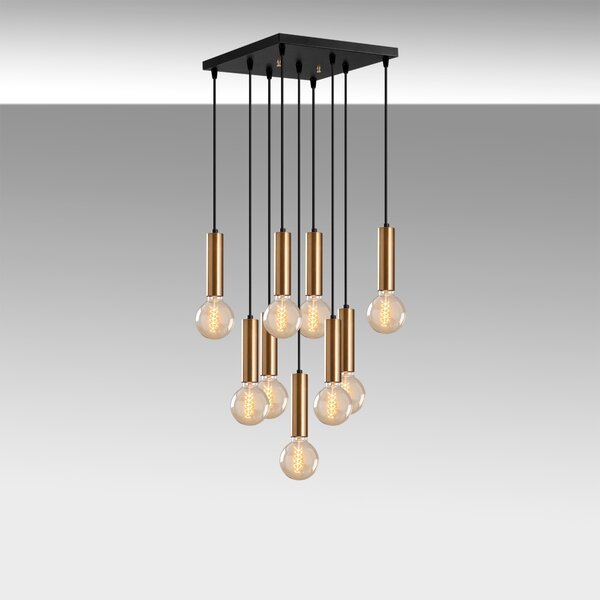 Φωτιστικό οροφής Tempo Κεραμιδί 50x50x136 cm