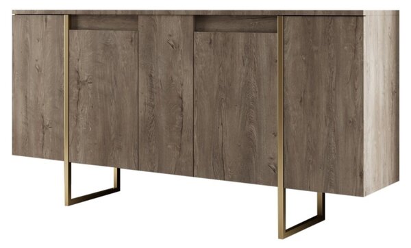 Κονσόλα Luxe Καρυδί 160x35x80 cm