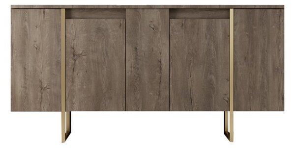 Κονσόλα Luxe Καρυδί 160x35x80 cm