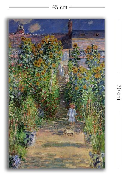 Πίνακας Golden Waveatte Πολύχρωμος 45x70 cm