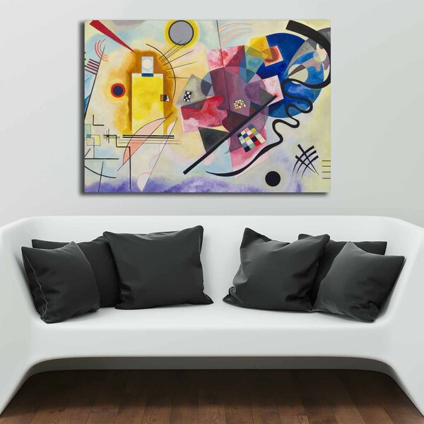 Πίνακας Rainbow Horizon Πολύχρωμος 70x100 cm