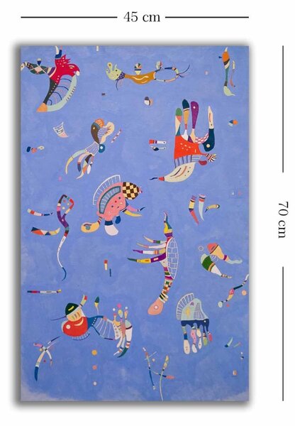 Πίνακας Palette Joy Πολύχρωμος 45x70 cm
