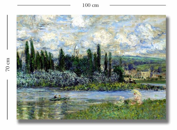 Πίνακας Rainbow Swirls Πολύχρωμος 70x100 cm