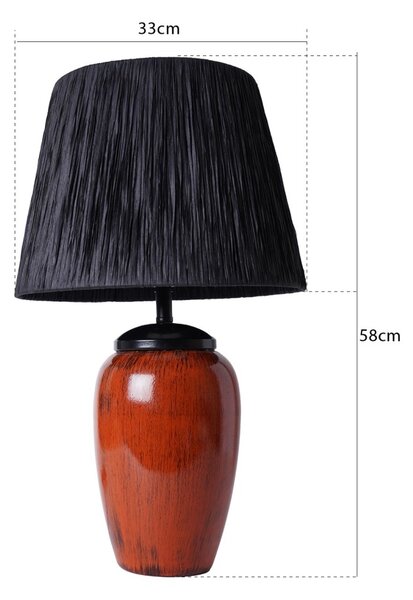 Επιτραπέζιο φωτιστικό YL518 Κόκκινο 33x58 cm