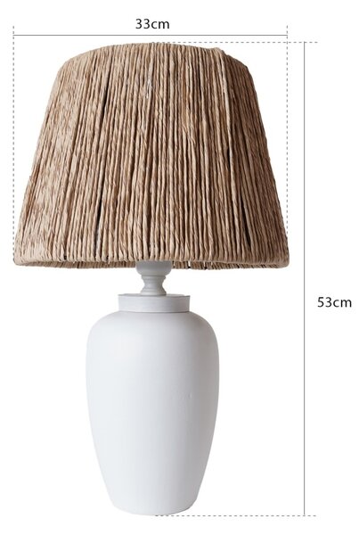Επιτραπέζιο φωτιστικό YL590 Λευκό 33x53 cm