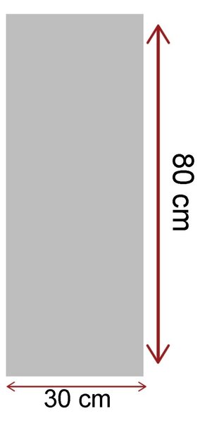 Πίνακας PC082 Πολύχρωμος 30x80x3 cm