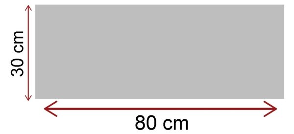Πίνακας PC041 Πολύχρωμος 30x80x3 cm