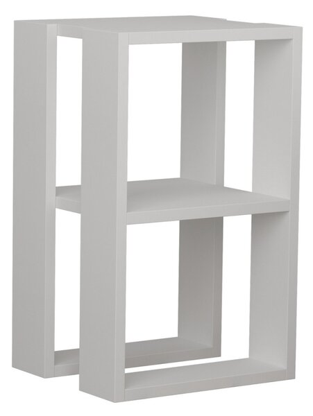 Κομοδίνο Lonie Λευκό 30x55x30 cm