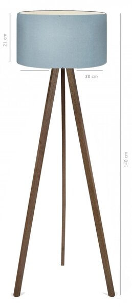 Φωτιστικό Δαπέδου AYD Μπλε 21x38x140 cm