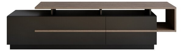 Έπιπλο TV Pia Μαύρο 180x46.4x38.9 cm