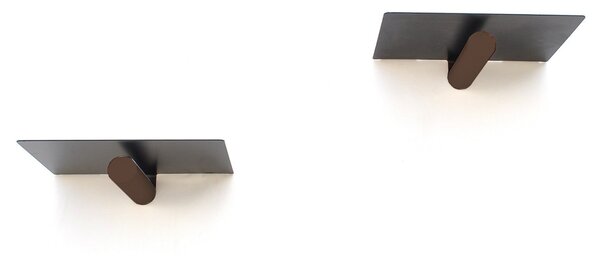 Ράφι τοίχου βιβλίων Wr042 Καφέ 21x15x6 cm