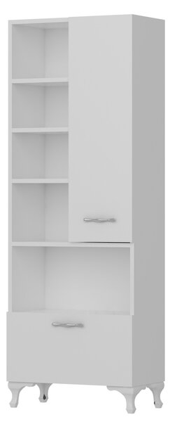 Ντουλάπα multifuncțional Sezen Λευκό 60x31.5x163.6 cm