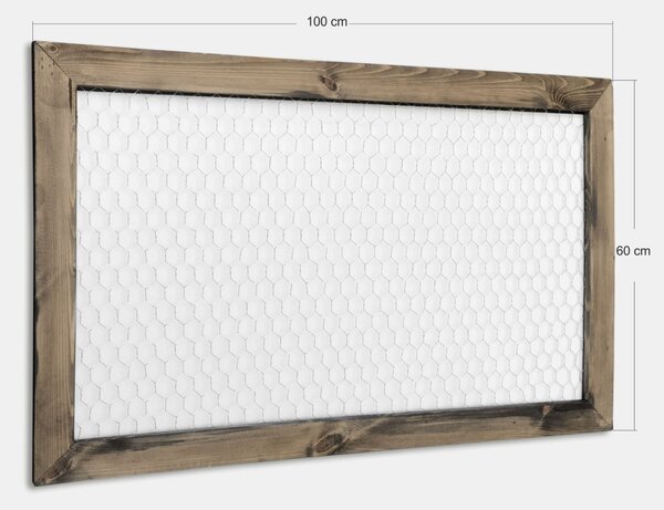 Ξύλινη κορνίζα φωτογραφίας RAF135 Καφέ 100x60 cm