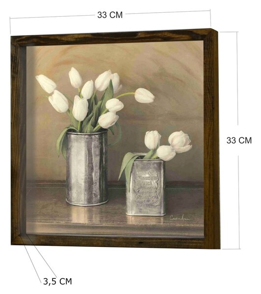 Πίνακας KZM450 Πολύχρωμος 34x34 cm