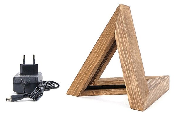 Επιτραπέζιο φωτιστικό KN02 Καφέ 22x22x21 cm