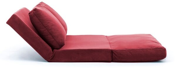 Αναδιπλούμενος καναπές 2 θέσεων Taida Καφέ 120x68x26 cm